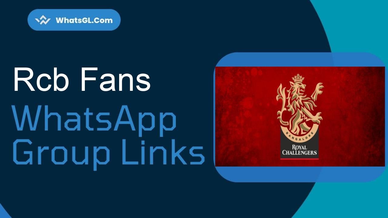 Rcb Fans Whatsapp Group Links WhatsApp Group