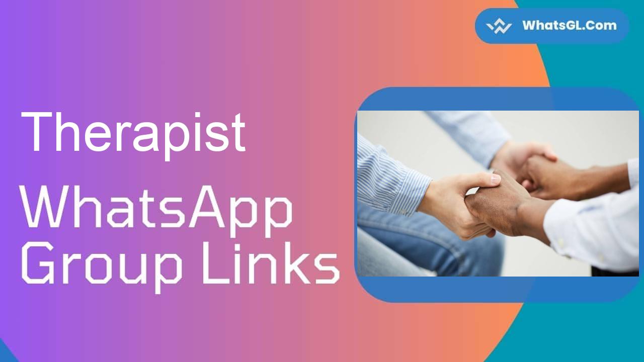 Therapist Whatsapp Group Links WhatsApp Group